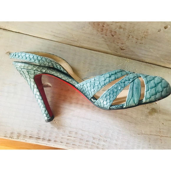 Christian Louboutin Python Slingbacks - Picture 3 of 4